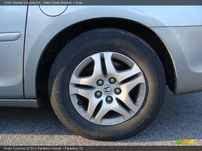 Slate Green Metallic / Gray 2005 Honda Odyssey EX