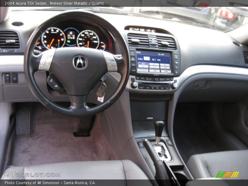 Meteor Silver Metallic / Quartz 2004 Acura TSX Sedan