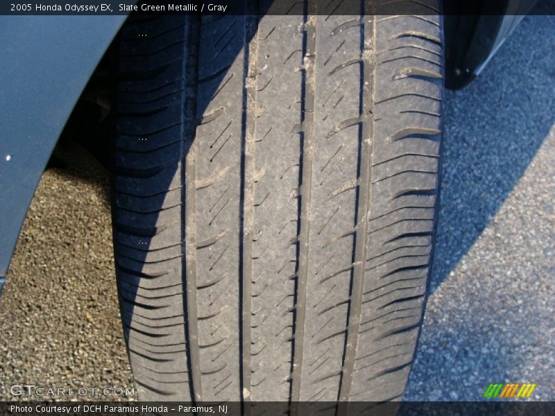 Slate Green Metallic / Gray 2005 Honda Odyssey EX