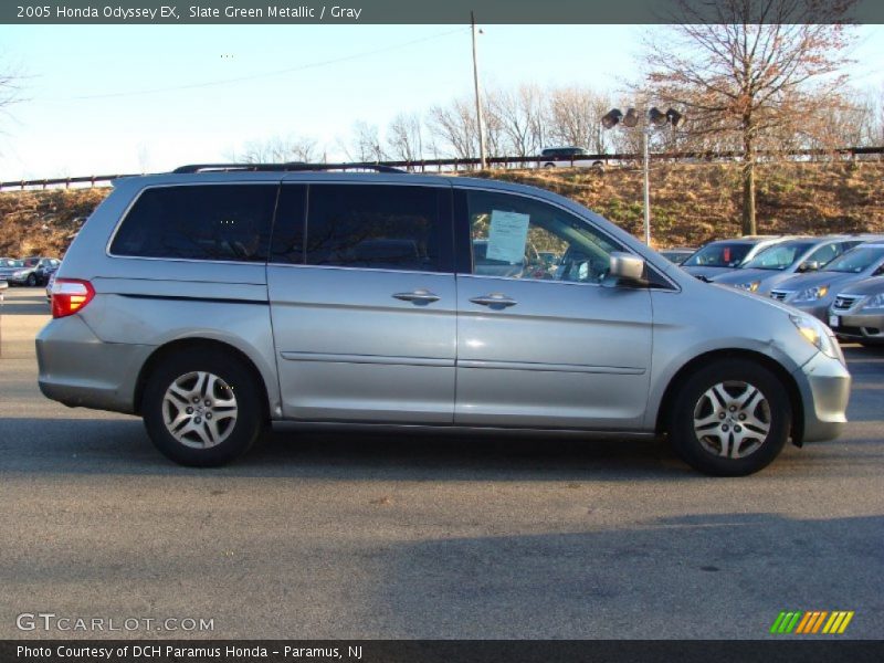 Slate Green Metallic / Gray 2005 Honda Odyssey EX