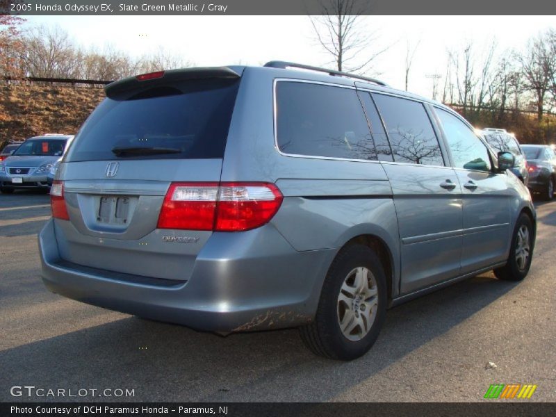 Slate Green Metallic / Gray 2005 Honda Odyssey EX