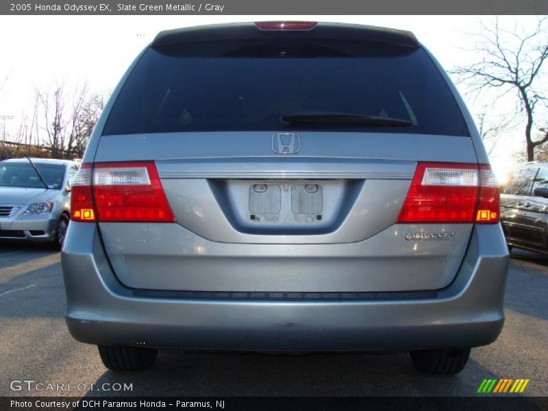 Slate Green Metallic / Gray 2005 Honda Odyssey EX