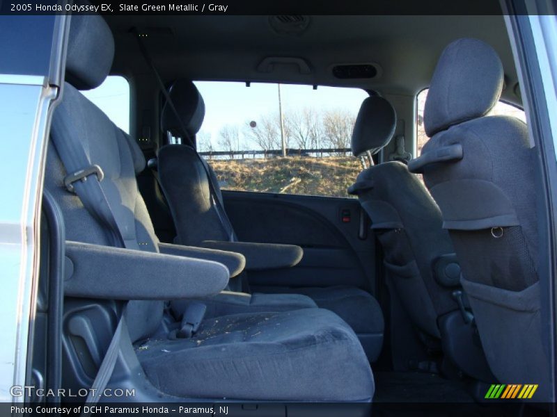 Slate Green Metallic / Gray 2005 Honda Odyssey EX