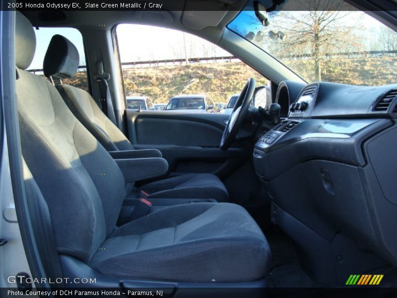 Slate Green Metallic / Gray 2005 Honda Odyssey EX