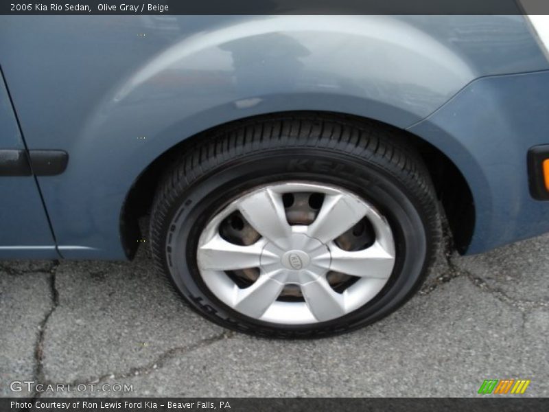 Olive Gray / Beige 2006 Kia Rio Sedan