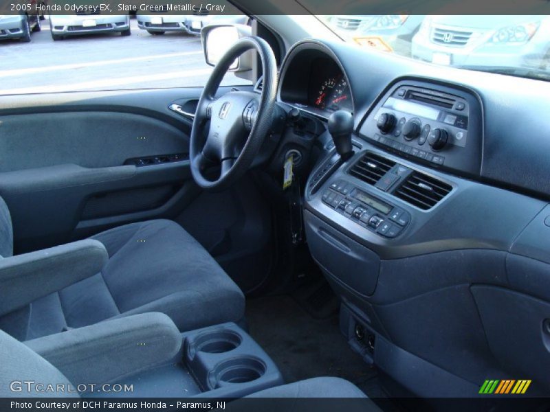 Slate Green Metallic / Gray 2005 Honda Odyssey EX