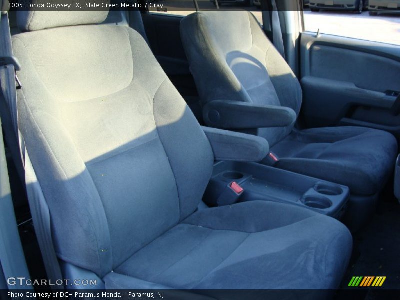 Slate Green Metallic / Gray 2005 Honda Odyssey EX