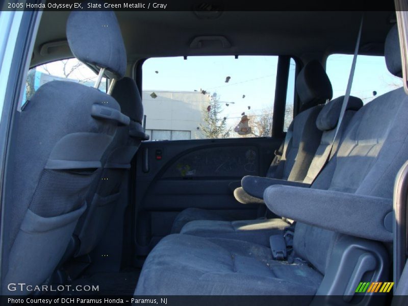 Slate Green Metallic / Gray 2005 Honda Odyssey EX