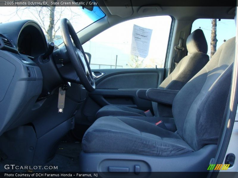 Slate Green Metallic / Gray 2005 Honda Odyssey EX