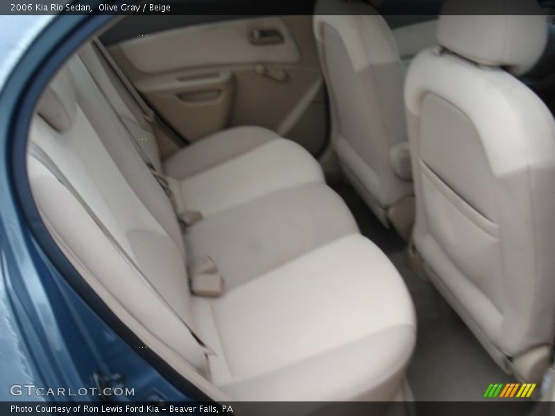 Olive Gray / Beige 2006 Kia Rio Sedan