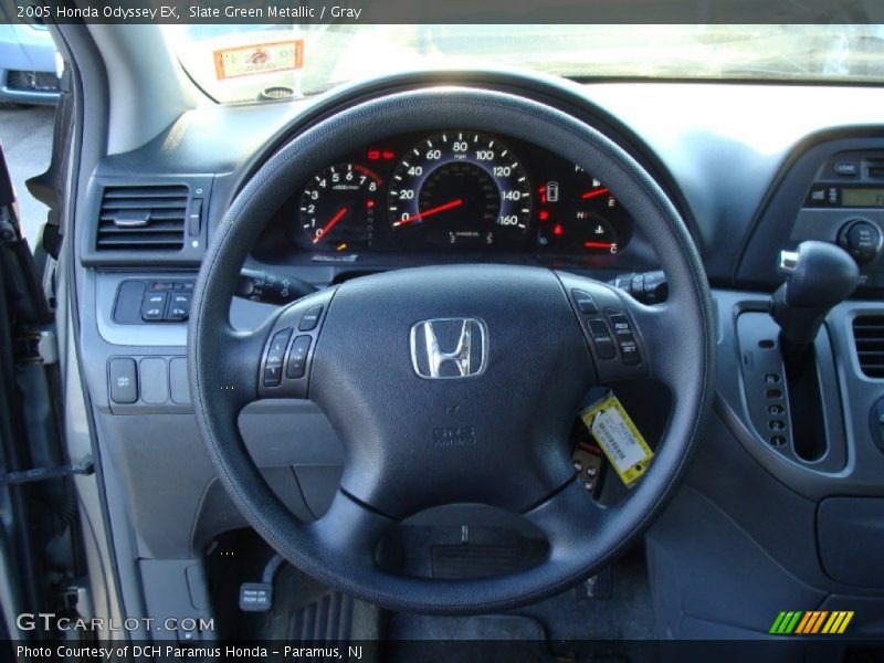 Slate Green Metallic / Gray 2005 Honda Odyssey EX