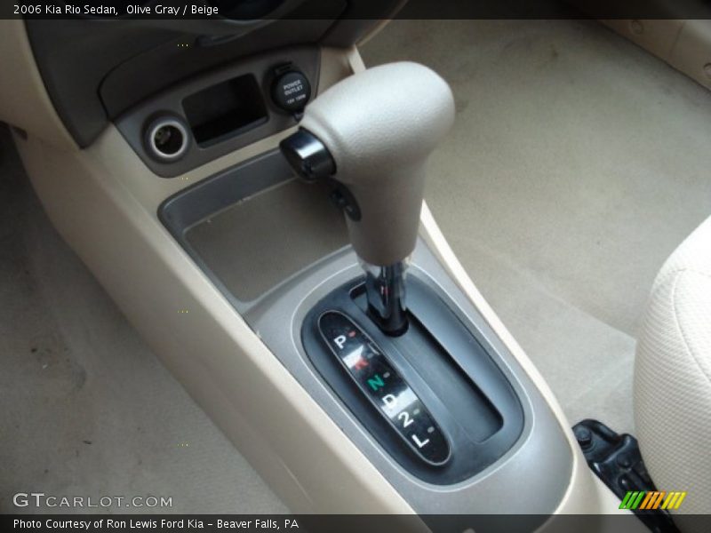 Olive Gray / Beige 2006 Kia Rio Sedan