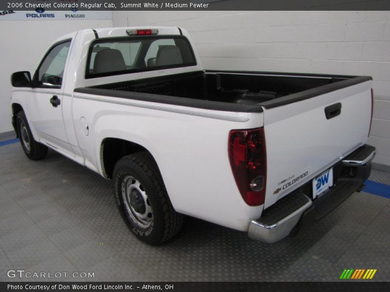 Summit White / Medium Pewter 2006 Chevrolet Colorado Regular Cab