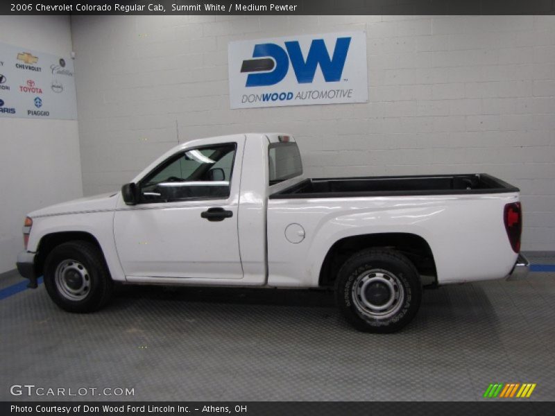 Summit White / Medium Pewter 2006 Chevrolet Colorado Regular Cab