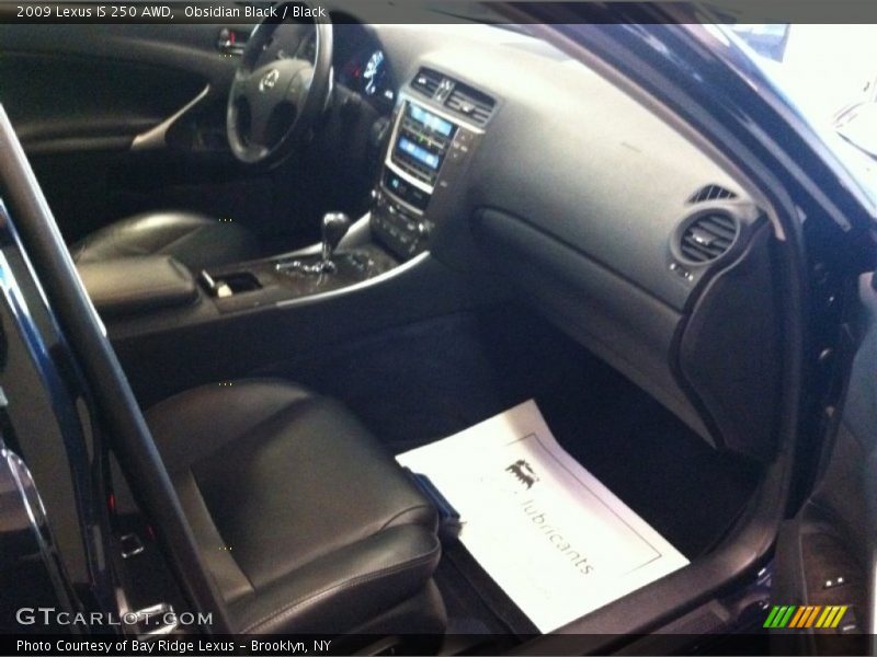 Obsidian Black / Black 2009 Lexus IS 250 AWD
