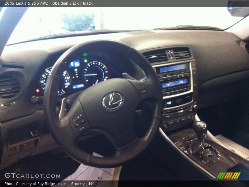 Obsidian Black / Black 2009 Lexus IS 250 AWD
