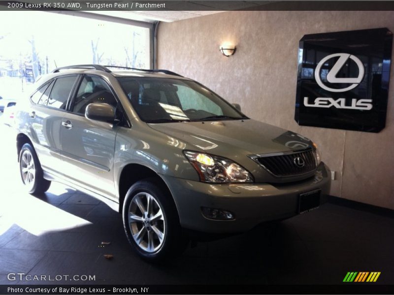 Tungsten Pearl / Parchment 2009 Lexus RX 350 AWD