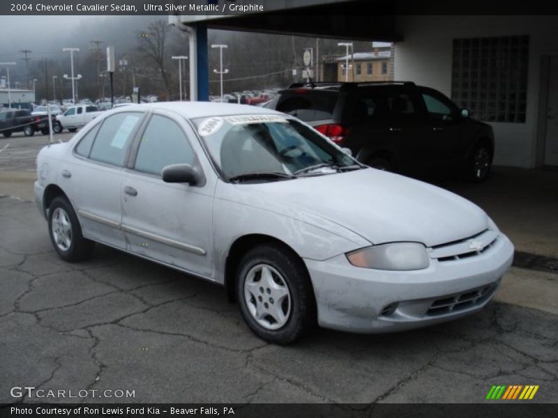 Ultra Silver Metallic / Graphite 2004 Chevrolet Cavalier Sedan