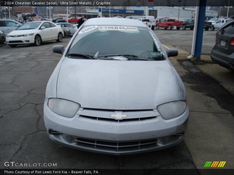 Ultra Silver Metallic / Graphite 2004 Chevrolet Cavalier Sedan