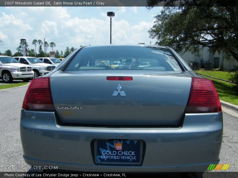 Satin Mesai Gray Pearl / Gray 2007 Mitsubishi Galant DE