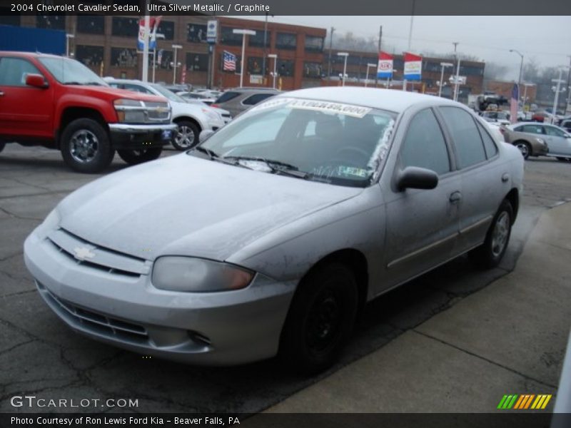 Ultra Silver Metallic / Graphite 2004 Chevrolet Cavalier Sedan