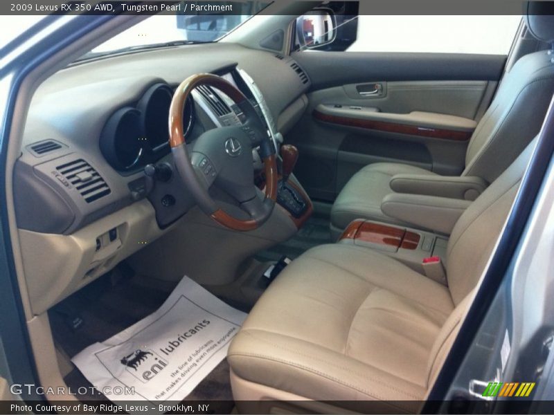 Tungsten Pearl / Parchment 2009 Lexus RX 350 AWD