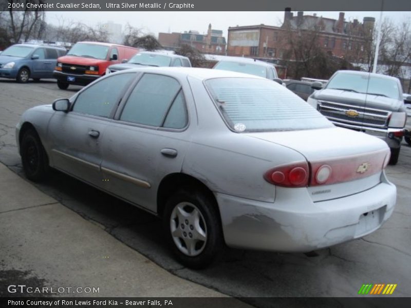 Ultra Silver Metallic / Graphite 2004 Chevrolet Cavalier Sedan