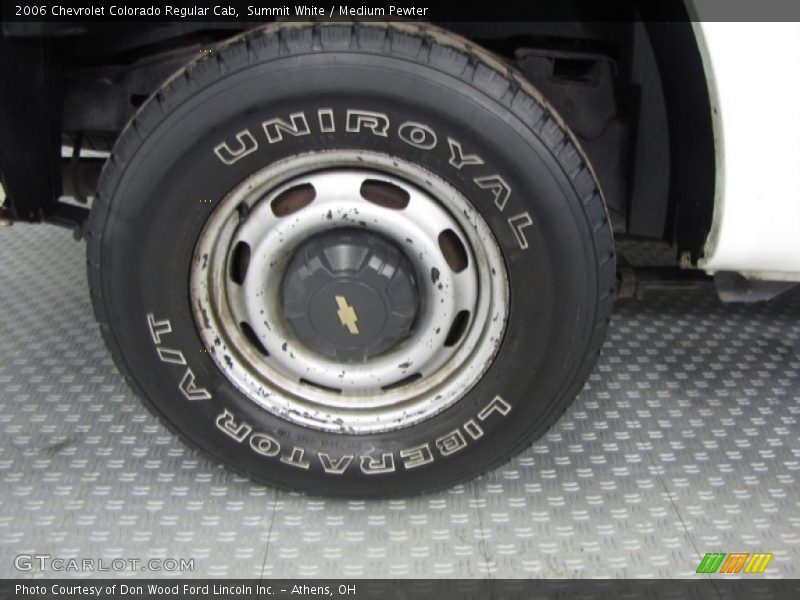Summit White / Medium Pewter 2006 Chevrolet Colorado Regular Cab