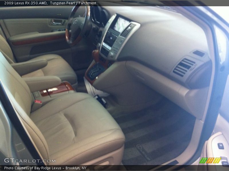 Tungsten Pearl / Parchment 2009 Lexus RX 350 AWD