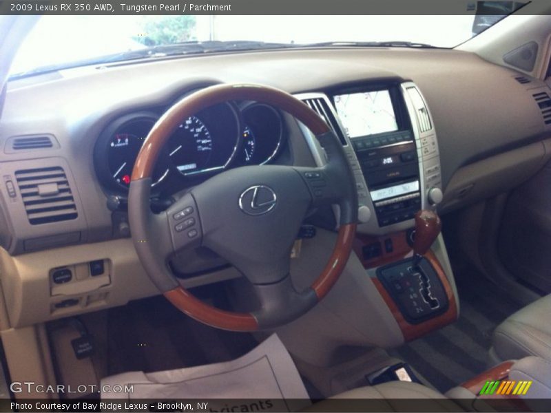 Tungsten Pearl / Parchment 2009 Lexus RX 350 AWD