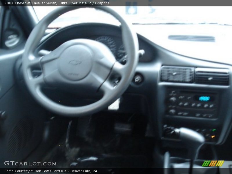 Ultra Silver Metallic / Graphite 2004 Chevrolet Cavalier Sedan