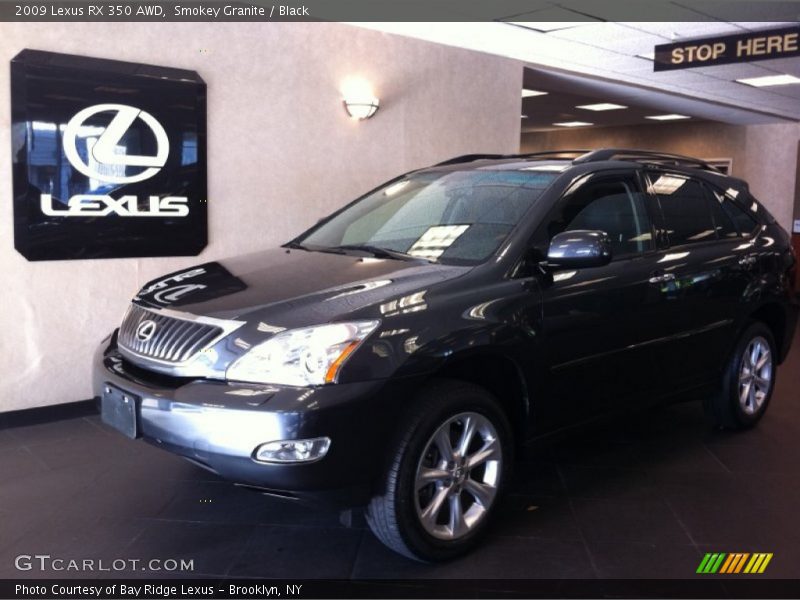 Smokey Granite / Black 2009 Lexus RX 350 AWD