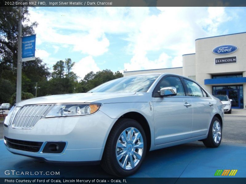 Ingot Silver Metallic / Dark Charcoal 2012 Lincoln MKZ FWD