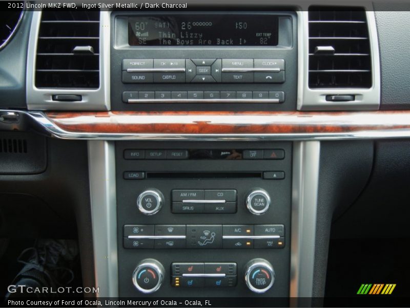 Controls of 2012 MKZ FWD
