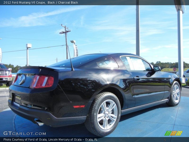 Black / Charcoal Black 2012 Ford Mustang V6 Coupe