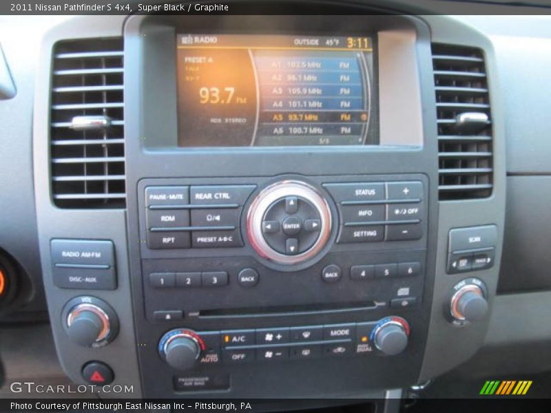Super Black / Graphite 2011 Nissan Pathfinder S 4x4