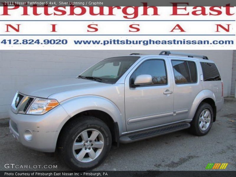Silver Lightning / Graphite 2011 Nissan Pathfinder S 4x4