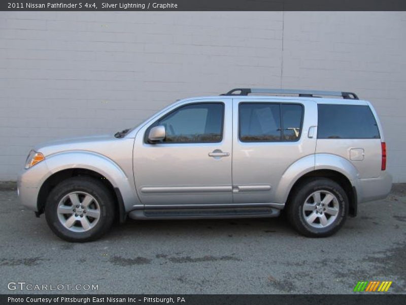 Silver Lightning / Graphite 2011 Nissan Pathfinder S 4x4