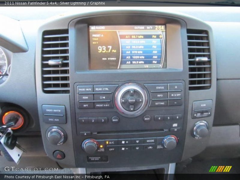 Silver Lightning / Graphite 2011 Nissan Pathfinder S 4x4