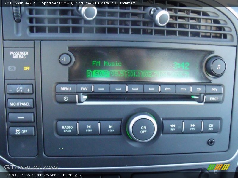 Controls of 2011 9-3 2.0T Sport Sedan XWD