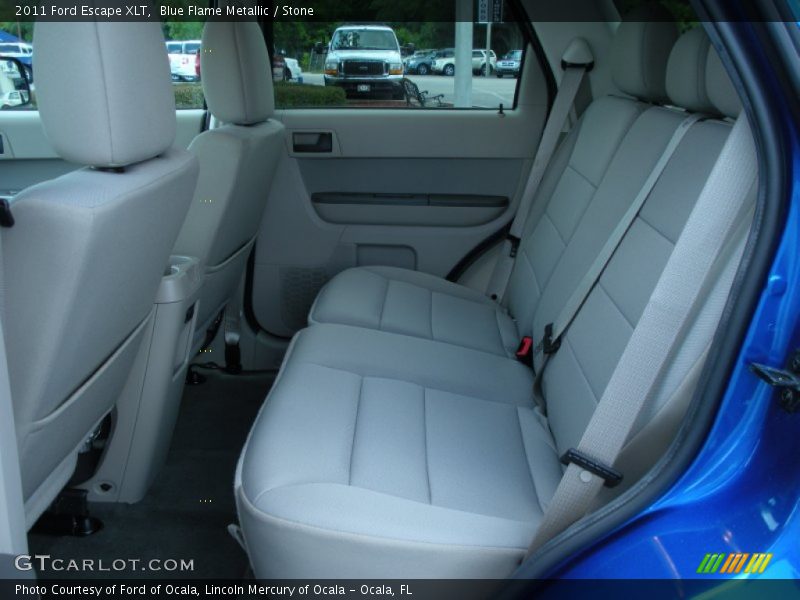 Blue Flame Metallic / Stone 2011 Ford Escape XLT