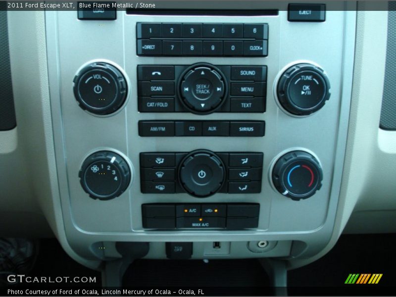 Blue Flame Metallic / Stone 2011 Ford Escape XLT