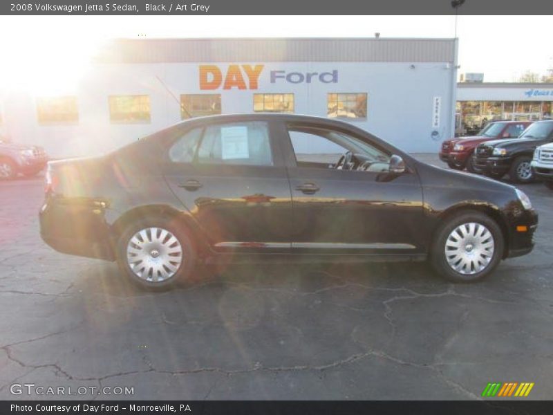 Black / Art Grey 2008 Volkswagen Jetta S Sedan
