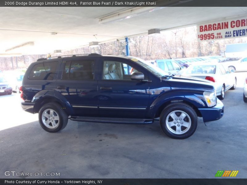 Patriot Blue Pearl / Dark Khaki/Light Khaki 2006 Dodge Durango Limited HEMI 4x4