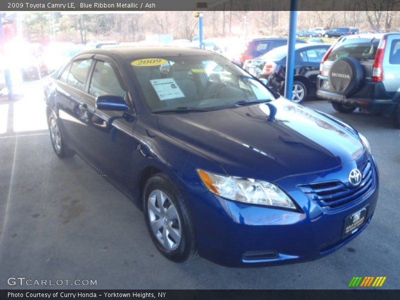 Blue Ribbon Metallic / Ash 2009 Toyota Camry LE