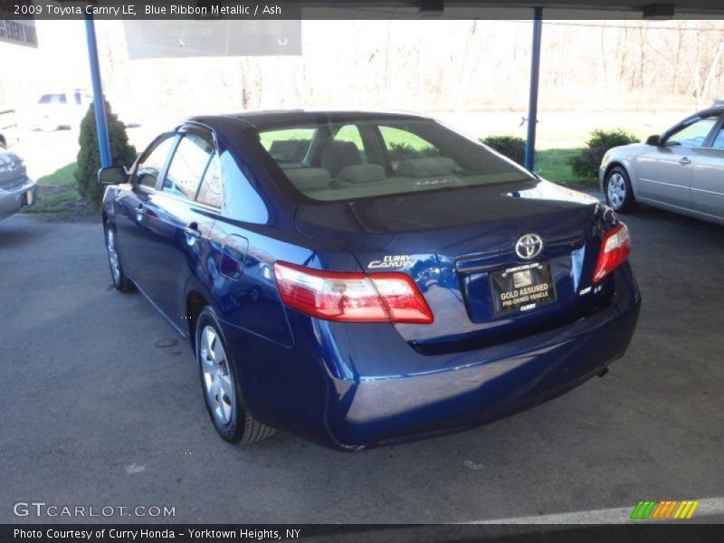 Blue Ribbon Metallic / Ash 2009 Toyota Camry LE