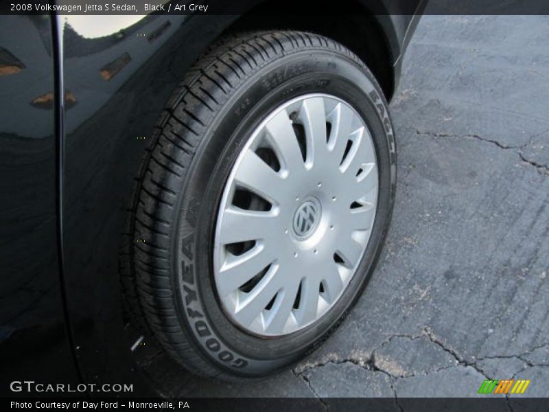 Black / Art Grey 2008 Volkswagen Jetta S Sedan
