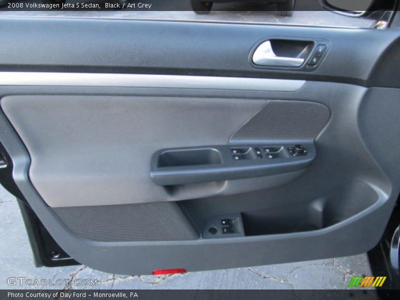 Black / Art Grey 2008 Volkswagen Jetta S Sedan