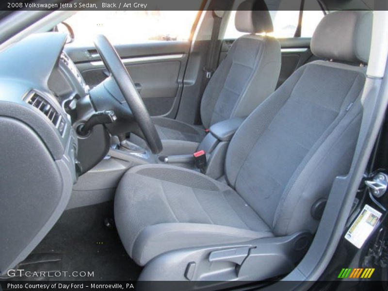 Black / Art Grey 2008 Volkswagen Jetta S Sedan