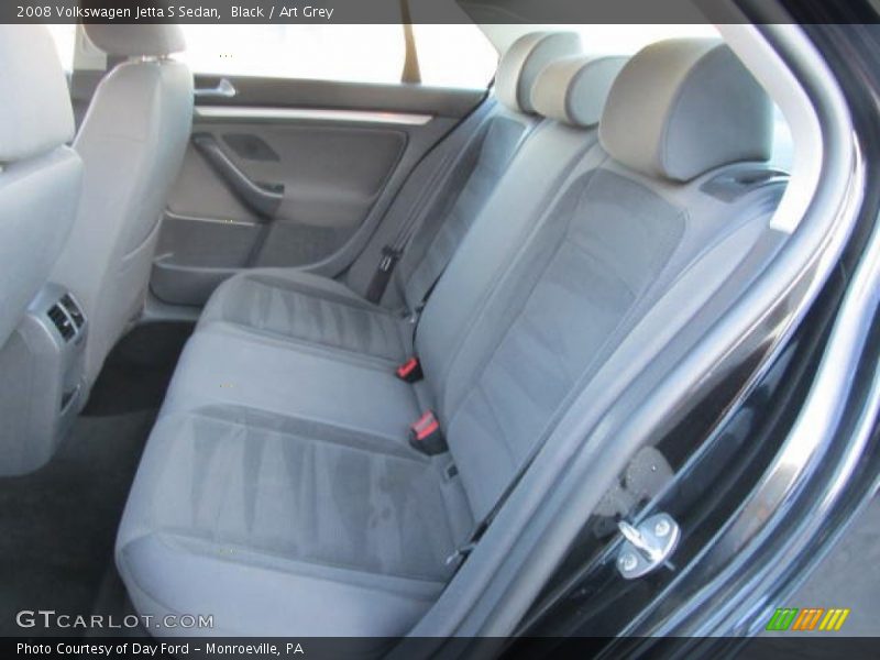 Black / Art Grey 2008 Volkswagen Jetta S Sedan